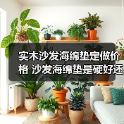 实木沙发海绵垫定做价格 沙发海绵垫是硬好还是软好？（图3）