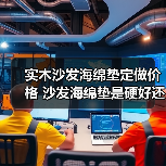 实木沙发海绵垫定做价格 沙发海绵垫是硬好还是软好？（图4）