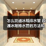 怎么疏通冰箱排水管 疏通冰箱排水管的方法和工具【详解】(图1) 怎么疏通冰箱排水管 疏通冰箱排水管的方法和工具【详解】(图1)