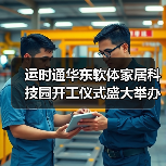 运时通华东软体家居科技园开工仪式盛大举办（图1）