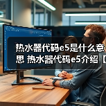 热水器代码e5是什么意思 热水器代码e5介绍【详解】（图1）