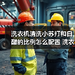 洗衣机清洗小苏打和白醋的比例怎么配置 洗衣机清洗小苏打和白醋的配置比例【详解】（图2）