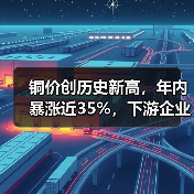 铜价创历史新高，年内暴涨近35%，下游企业承压调价