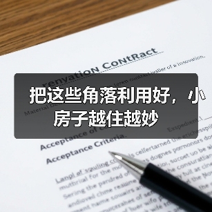 把这些角落利用好，小房子越住越妙（图2）