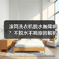滚筒洗衣机脱水轰隆响？不脱水不响原因解析及解决方法（图3）