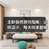 主卧装修避坑指南：这样设计，每天回家都被温柔治愈！（图1）