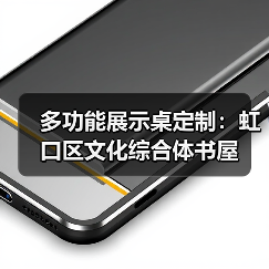 多功能展示桌定制：虹口区文化综合体书屋（图3）