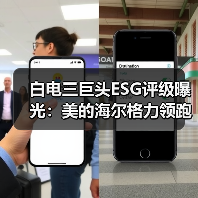 白电三巨头ESG评级曝光:美的海尔格力领跑行业(图4) 白电三巨头ESG评级曝光:美的海尔格力领跑行业(图4)