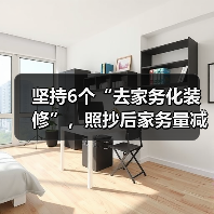 坚持6个“去家务化装修”，照抄后家务量减半，试过才知有多香