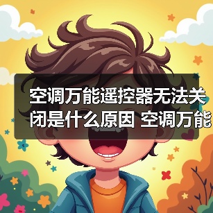 空调万能遥控器无法关闭是什么原因 空调万能遥控器无法关闭解决方法【详解】