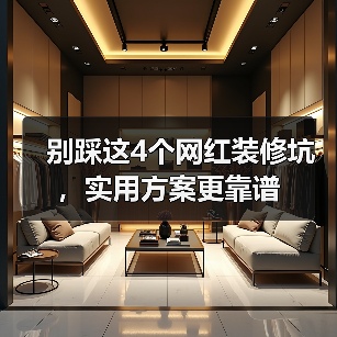 别踩这4个网红装修坑，实用方案更靠谱（图2）