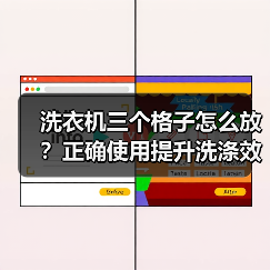洗衣机三个格子怎么放？正确使用提升洗涤效果（图4）
