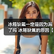 冰箱缺氟一定是因为漏了吗 冰箱缺氟的原因【详解】（图4）