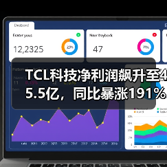 TCL科技净利润飙升至45.5亿，同比暴涨191%（图4）