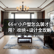 66㎡小户型怎么装才实用？收纳+设计全攻略