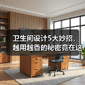 卫生间设计5大妙招，越用越香的秘密竟在这里！（图3）