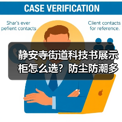 静安寺街道科技书展示柜怎么选？防尘防潮多材质定制方案（图2）