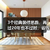 3个经典装修思路，再过20年也不过时，省钱实用全攻略（图1）