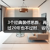 3个经典装修思路，再过20年也不过时，省钱实用全攻略（图4）