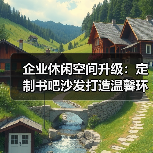 企业休闲空间升级：定制书吧沙发打造温馨环境（图2）