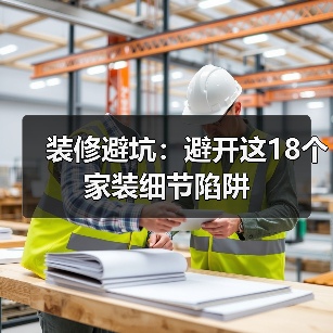 装修避坑：避开这18个家装细节陷阱