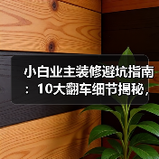 小白业主装修避坑指南：10大翻车细节揭秘，省钱秘诀全在这！（图3）