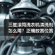 三星滚筒洗衣机清洗剂怎么用？正确放置位置和使用技巧详解（图2）