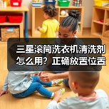 三星滚筒洗衣机清洗剂怎么用？正确放置位置和使用技巧详解（图4）