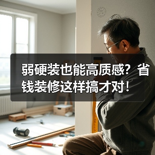 弱硬装也能高质感？省钱装修这样搞才对！