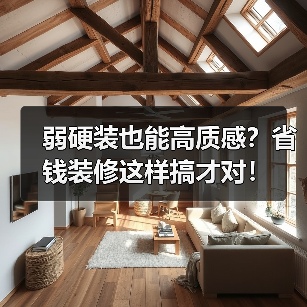 弱硬装也能高质感？省钱装修这样搞才对！（图4）