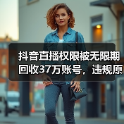 抖音直播权限被无限期回收37万账号,违规原因引热议(图4) 抖音直播权限被无限期回收37万账号,违规原因引热议(图4)