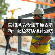 简约风装修翻车原因解析：配色材质设计避坑指南