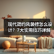 现代简约风装修怎么设计？7大实用技巧详解（图2）