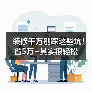 装修千万别踩这些坑!省5万+其实很轻松(图2) 装修千万别踩这些坑!省5万+其实很轻松(图2)
