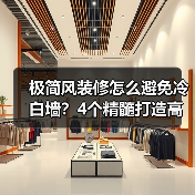 极简风装修怎么避免冷白墙？4个精髓打造高级感