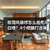 极简风装修怎么避免冷白墙?4个精髓打造高级感(图4) 极简风装修怎么避免冷白墙?4个精髓打造高级感(图4)