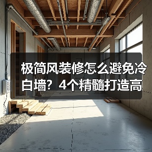 极简风装修怎么避免冷白墙?4个精髓打造高级感(图3) 极简风装修怎么避免冷白墙?4个精髓打造高级感(图3)