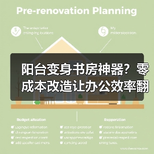 阳台变身书房神器？零成本改造让办公效率翻倍！