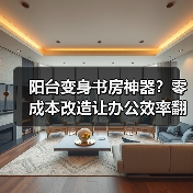 阳台变身书房神器?零成本改造让办公效率翻倍!(图4) 阳台变身书房神器?零成本改造让办公效率翻倍!(图4)