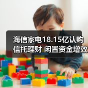 海信家电18.15亿认购信托理财 闲置资金增效新路径(图3) 海信家电18.15亿认购信托理财 闲置资金增效新路径(图3)