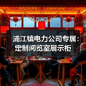 浦江镇电力公司专属：定制阅览室展示柜（图3）