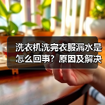 洗衣机洗完衣服漏水是怎么回事?原因及解决方法揭秘(图3) 洗衣机洗完衣服漏水是怎么回事?原因及解决方法揭秘(图3)