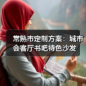 常熟市定制方案：城市会客厅书吧特色沙发（图2）