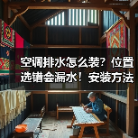 空调排水怎么装？位置选错会漏水！安装方法详解（图2）