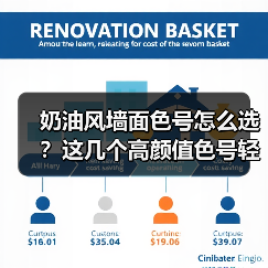 奶油风墙面色号怎么选?这几个高颜值色号轻松驾驭!(图2) 奶油风墙面色号怎么选?这几个高颜值色号轻松驾驭!(图2)