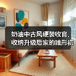 奶油中古风硬装收官,收纳升级后家的雏形初现(图4) 奶油中古风硬装收官,收纳升级后家的雏形初现(图4)