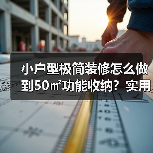 小户型极简装修怎么做到50㎡功能收纳?实用技巧揭秘(图2) 小户型极简装修怎么做到50㎡功能收纳?实用技巧揭秘(图2)