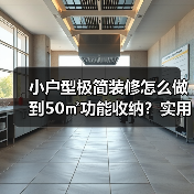 小户型极简装修怎么做到50㎡功能收纳?实用技巧揭秘(图4) 小户型极简装修怎么做到50㎡功能收纳?实用技巧揭秘(图4)