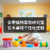 安亭镇档案馆研究室，实木桌椅个性化定制（图3）