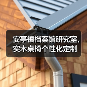 安亭镇档案馆研究室，实木桌椅个性化定制（图2）